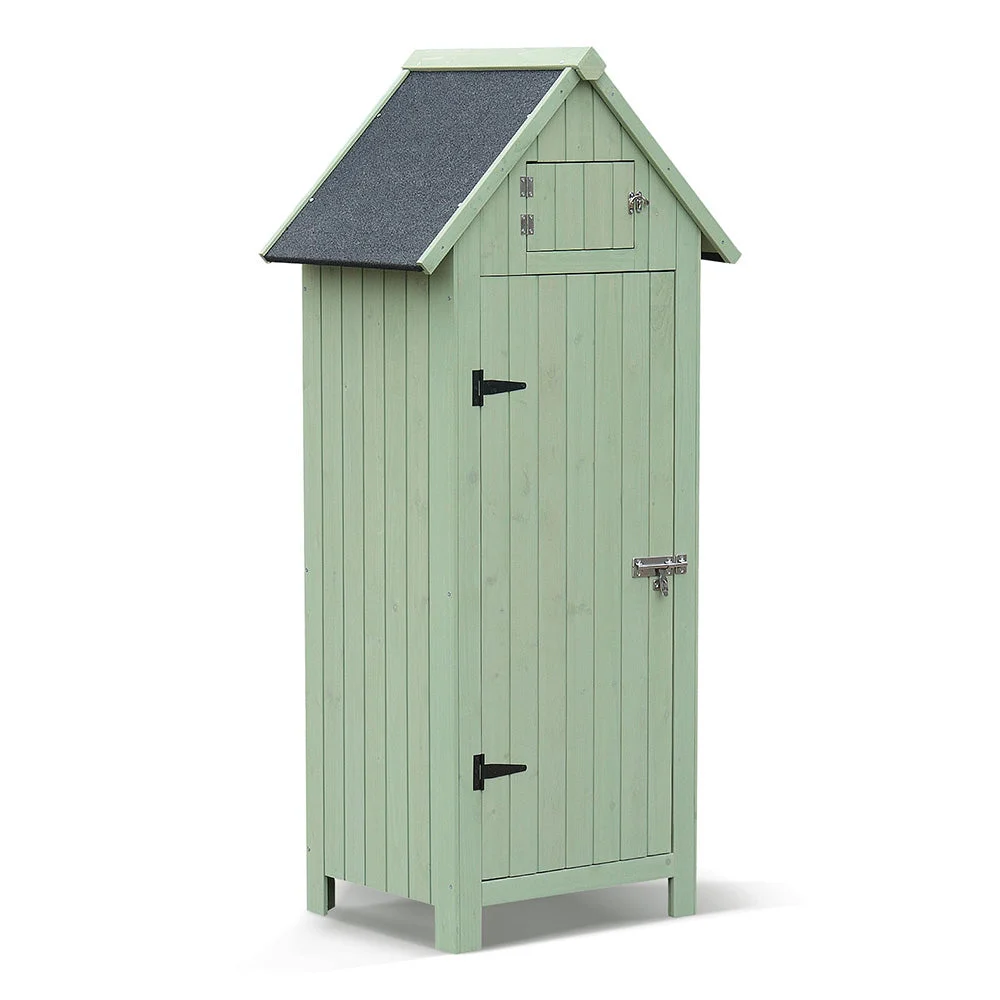 GARVEE green fir wood outdoor storage cabinet
