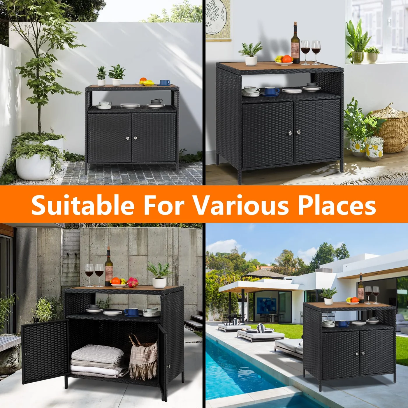 Official GARVEE patio cabinet product detail